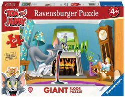 RAVENSBURGER CASSE-TÊTE DE PLANCHER GÉANT 60 PIÈCES - TOM & JERRY #3128